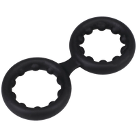 DOUBLE STAMINA RING WITH METAL BEADS