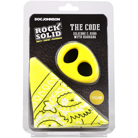 THE CODE - C-RING WITH BANDANA YELLOW/BLACK