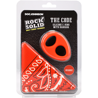 THE CODE - C-RING WITH BANDANA ORANGE/BLACK