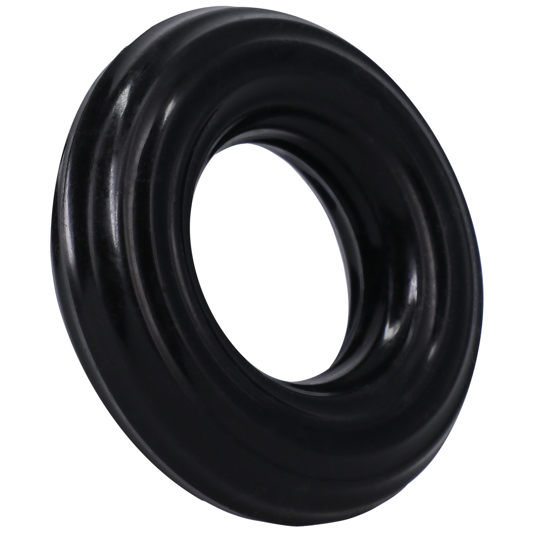 RIBBED DONUT BLACK