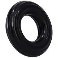RIBBED DONUT BLACK
