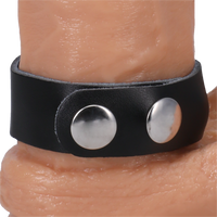 3-SNAP (ADJUSTABLE) LEATHER