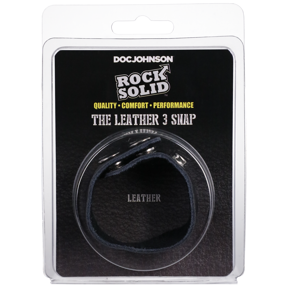 3-SNAP (ADJUSTABLE) LEATHER