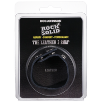 3-SNAP (ADJUSTABLE) LEATHER