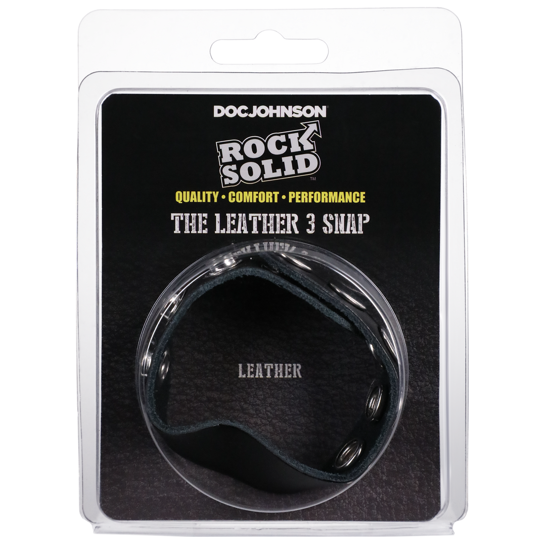5-SNAP (ADJUSTABLE) LEATHER