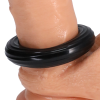 RIBBED DONUT BLACK