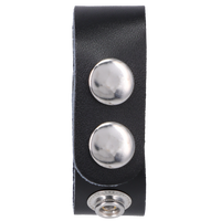 3-SNAP (ADJUSTABLE) LEATHER