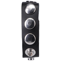 5-SNAP (ADJUSTABLE) LEATHER