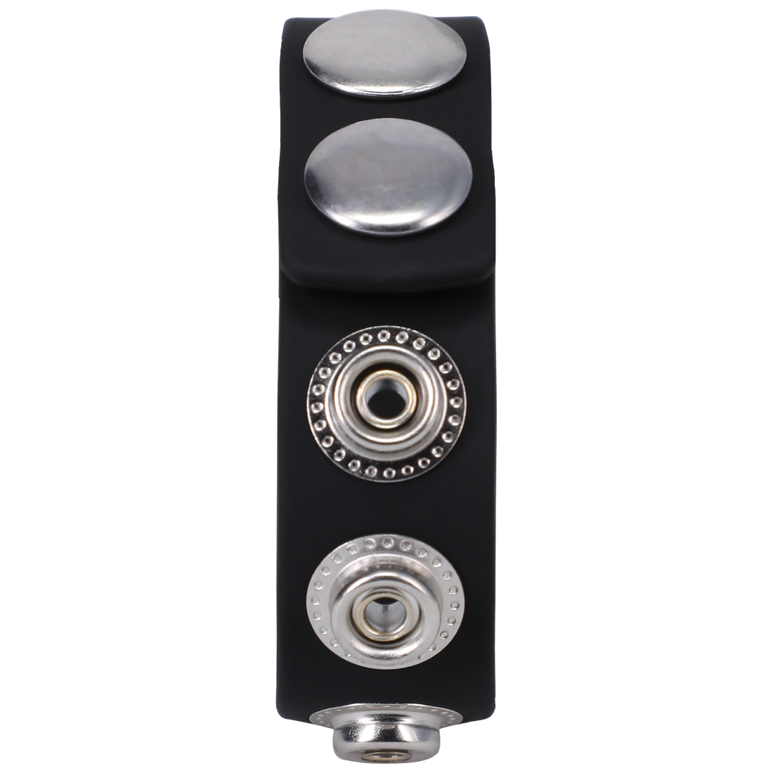 5-SNAP (ADJUSTABLE) BLACK SILICONE