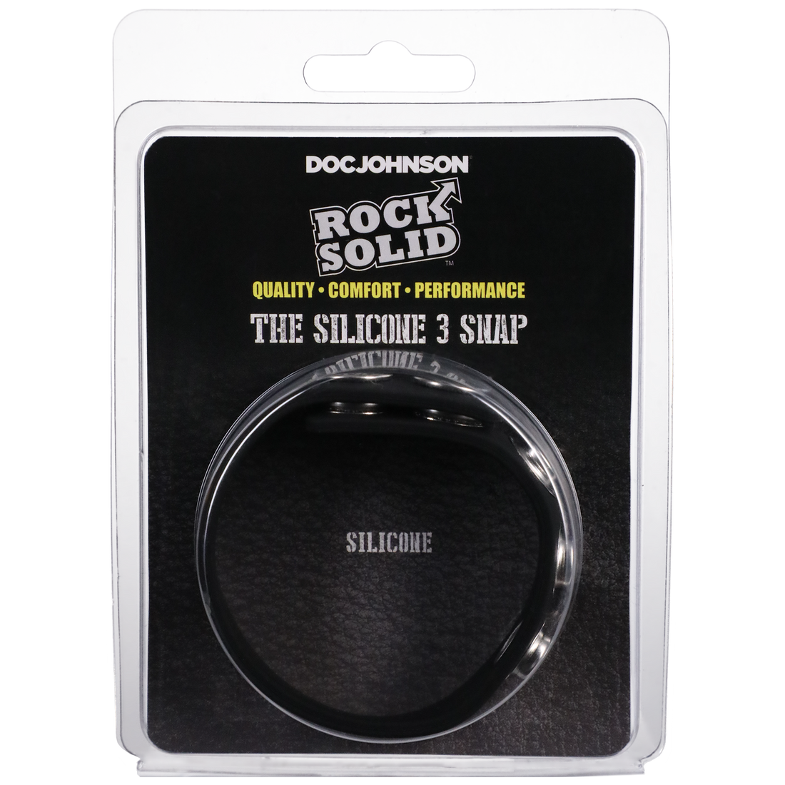 5-SNAP (ADJUSTABLE) BLACK SILICONE