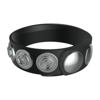 5-SNAP (ADJUSTABLE) BLACK SILICONE