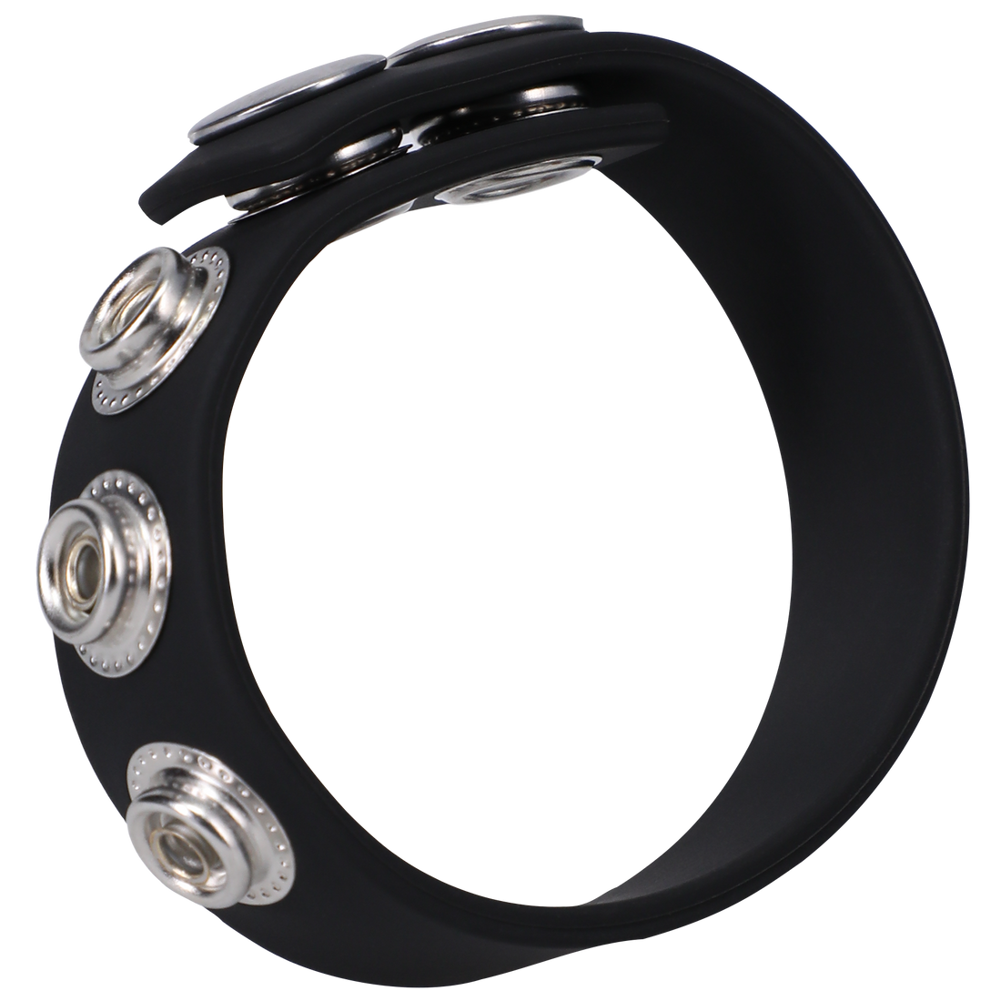 5-SNAP (ADJUSTABLE) BLACK SILICONE