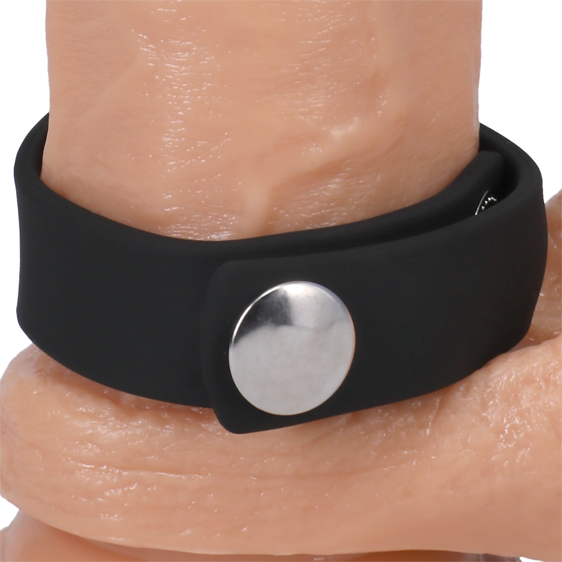 3-SNAP (ADJUSTABLE) BLACK SILICONE