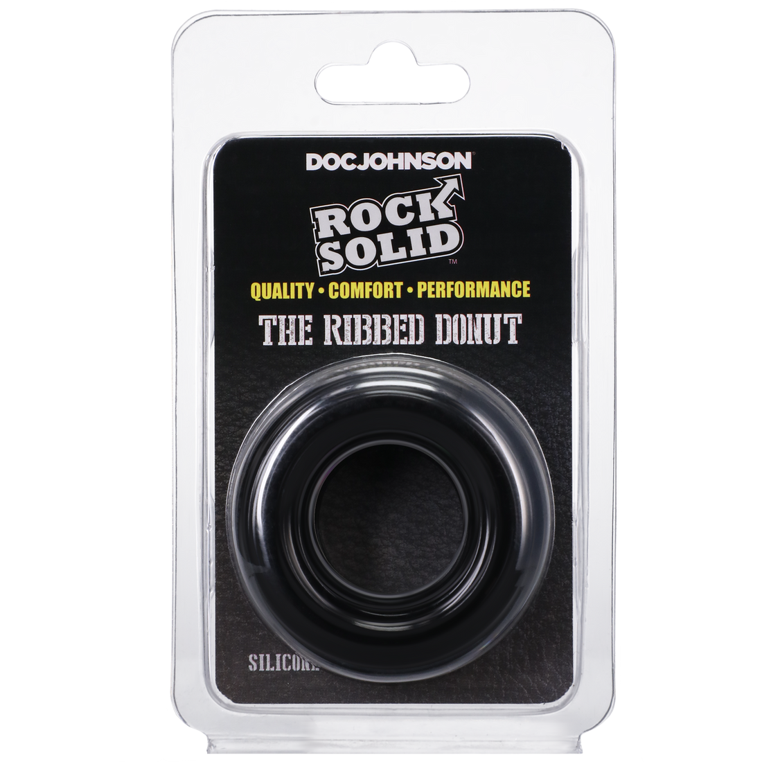 RIBBED DONUT BLACK