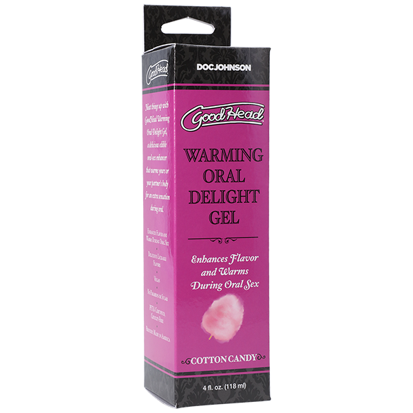 GoodHead Warming Oral Delight Gel - Cotton Candy
