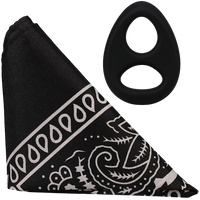 THE CODE - C-RING WITH BANDANA BLACK