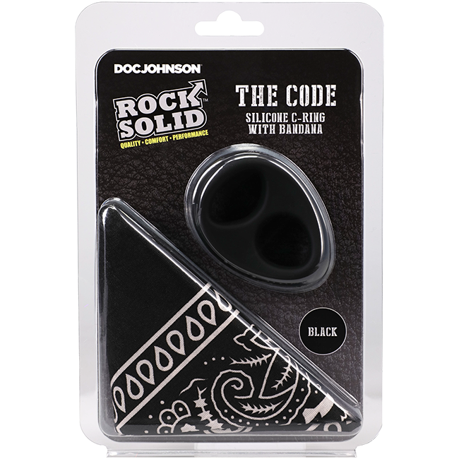 THE CODE - C-RING WITH BANDANA BLACK