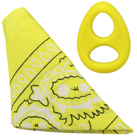 THE CODE - C-RING WITH BANDANA YELLOW/BLACK