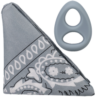THE CODE - C-RING WITH BANDANA GREY/BLACK