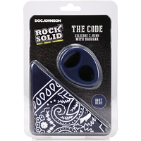 THE CODE - C-RING WITH BANDANA NAVY BLUE/BLACK