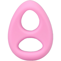 THE CODE - C-RING WITH BANDANA LIGHT PINK/BLACK