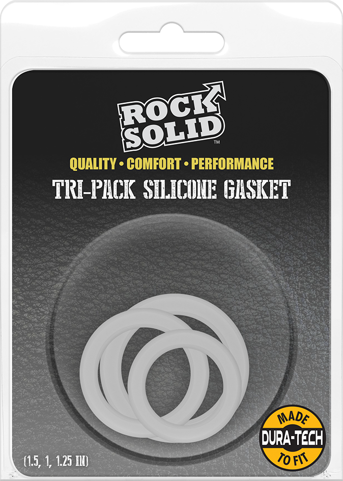 TRI-PACK SILICONE GASKET TRANSLUCENT